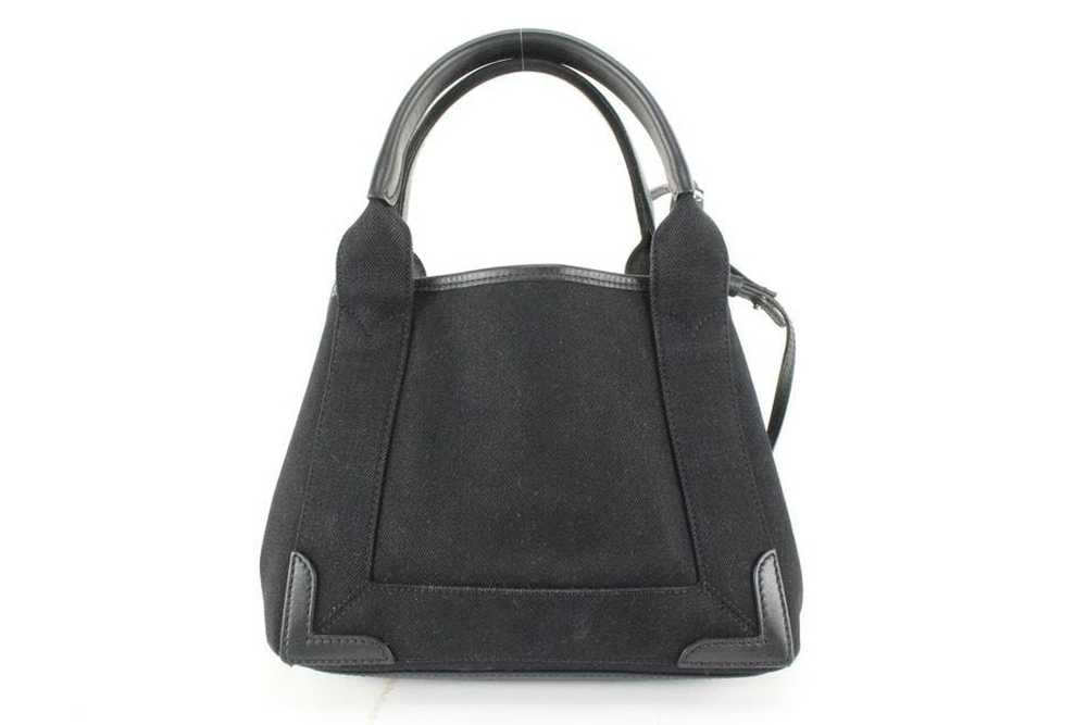 Balenciaga Balenciaga Black Canvas x Calfskin XS … - image 6