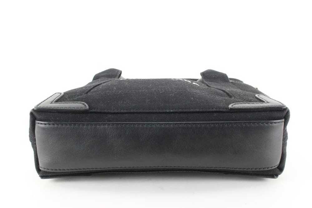 Balenciaga Balenciaga Black Canvas x Calfskin XS … - image 7