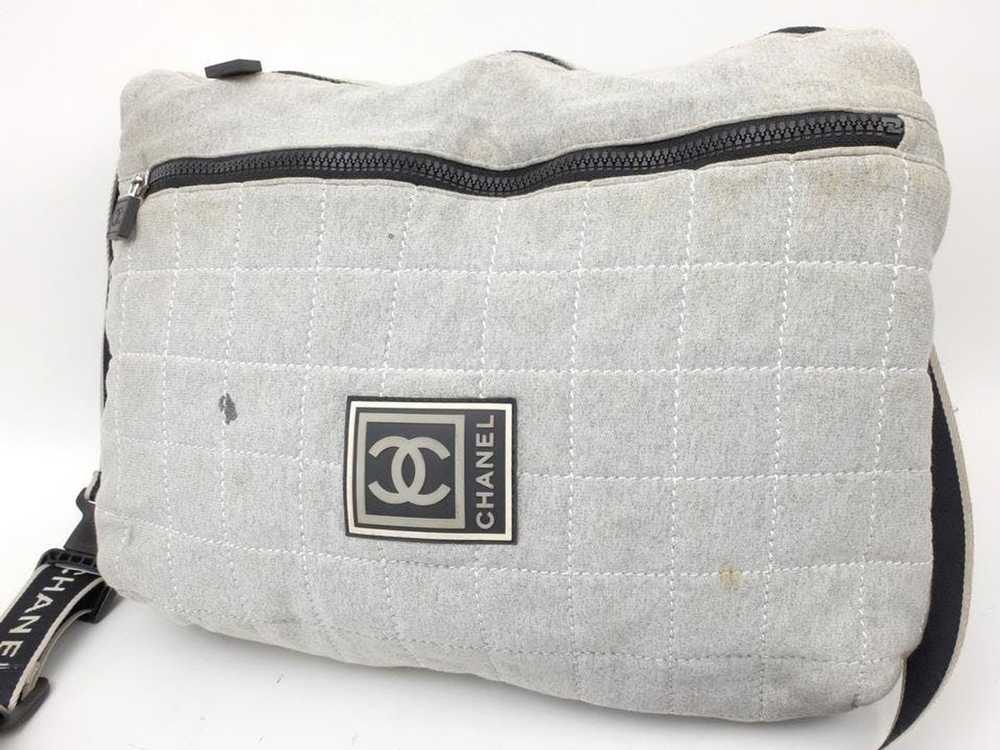 Chanel Chanel Quilted Sports Logo CC Messenger 23… - image 3