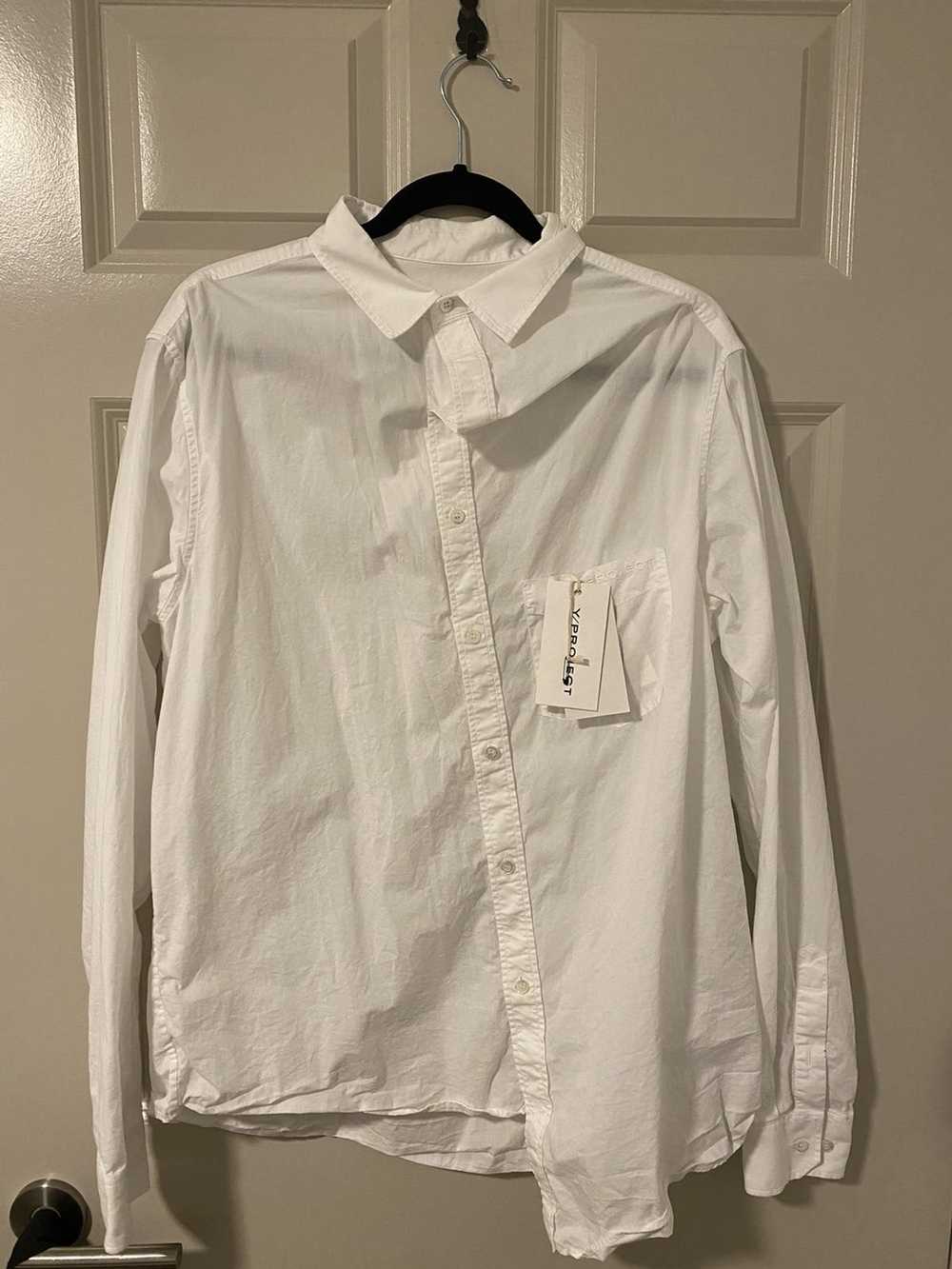 Y/Project White Organic Cotton Shirt SS22 - image 1