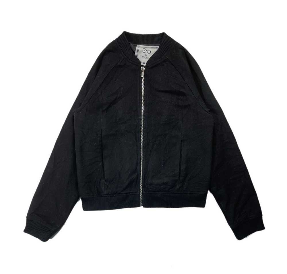 Bomber Jacket × Vanquish 3rd Vanquish Plain Black… - image 1