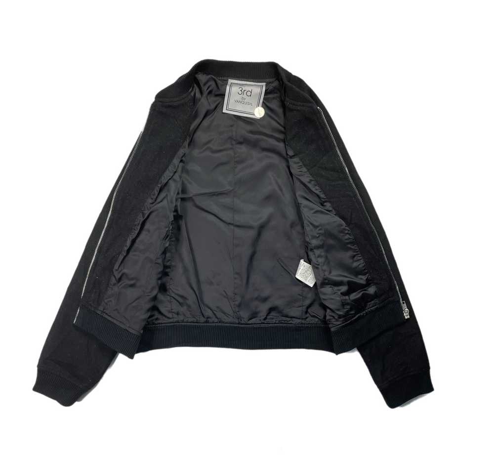 Bomber Jacket × Vanquish 3rd Vanquish Plain Black… - image 3