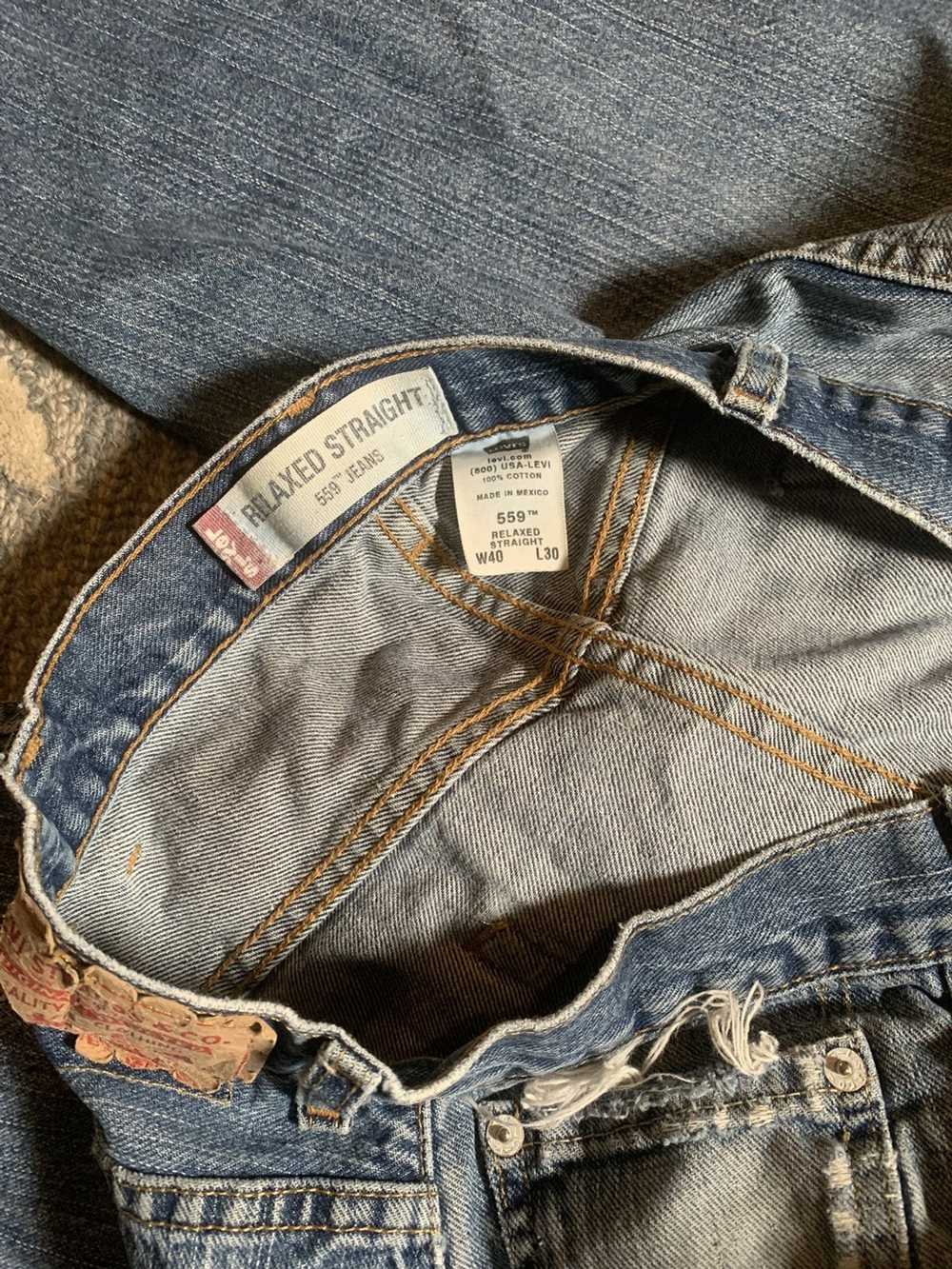 Levi's Vintage Clothing Vintage relaxed fit 559 j… - image 8