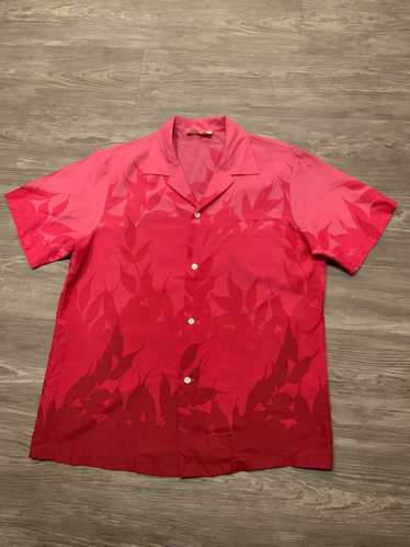 Kawaihae Pink Hawaiian Rayon Aloha Camp Shirt