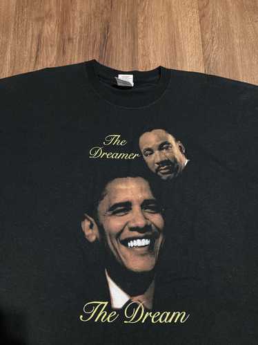 Gildan × Streetwear × Vintage MLK, Barack Obama Te