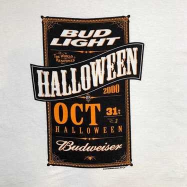 Hanes Vintage 2000 Budlight + Budweiser Halloween 