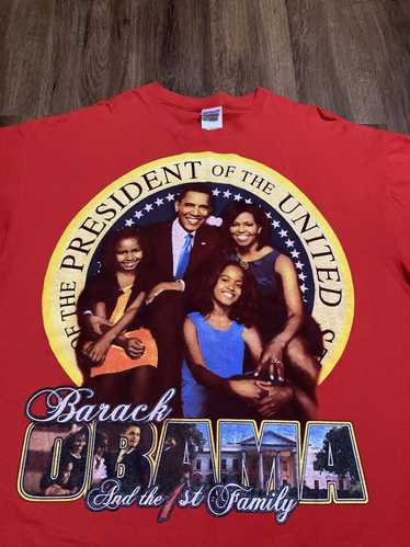 Gildan × Streetwear × Vintage 2009 Barack Obama Te