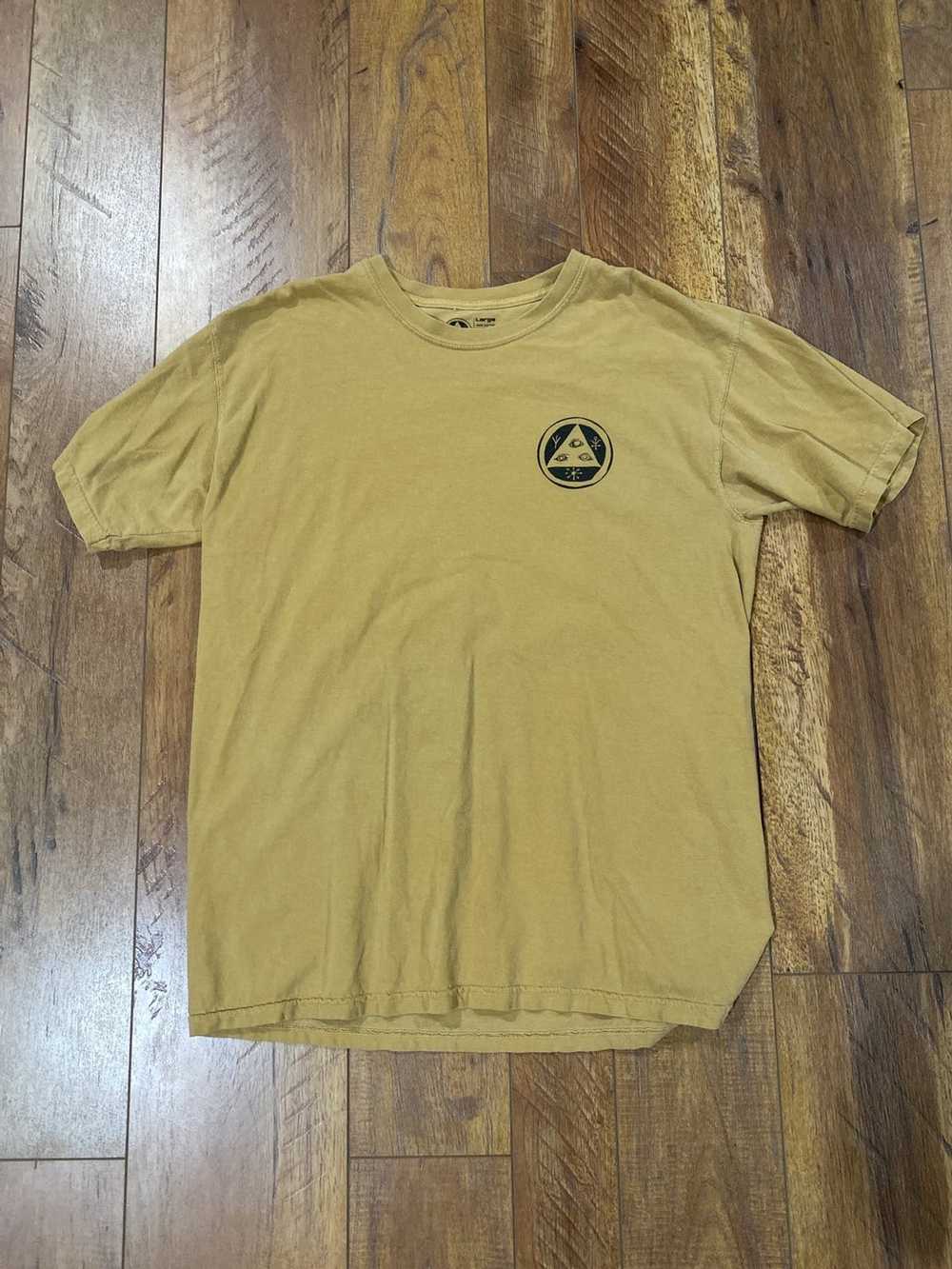 Welcome Skateboards Yellow/gold welcome tee - image 1