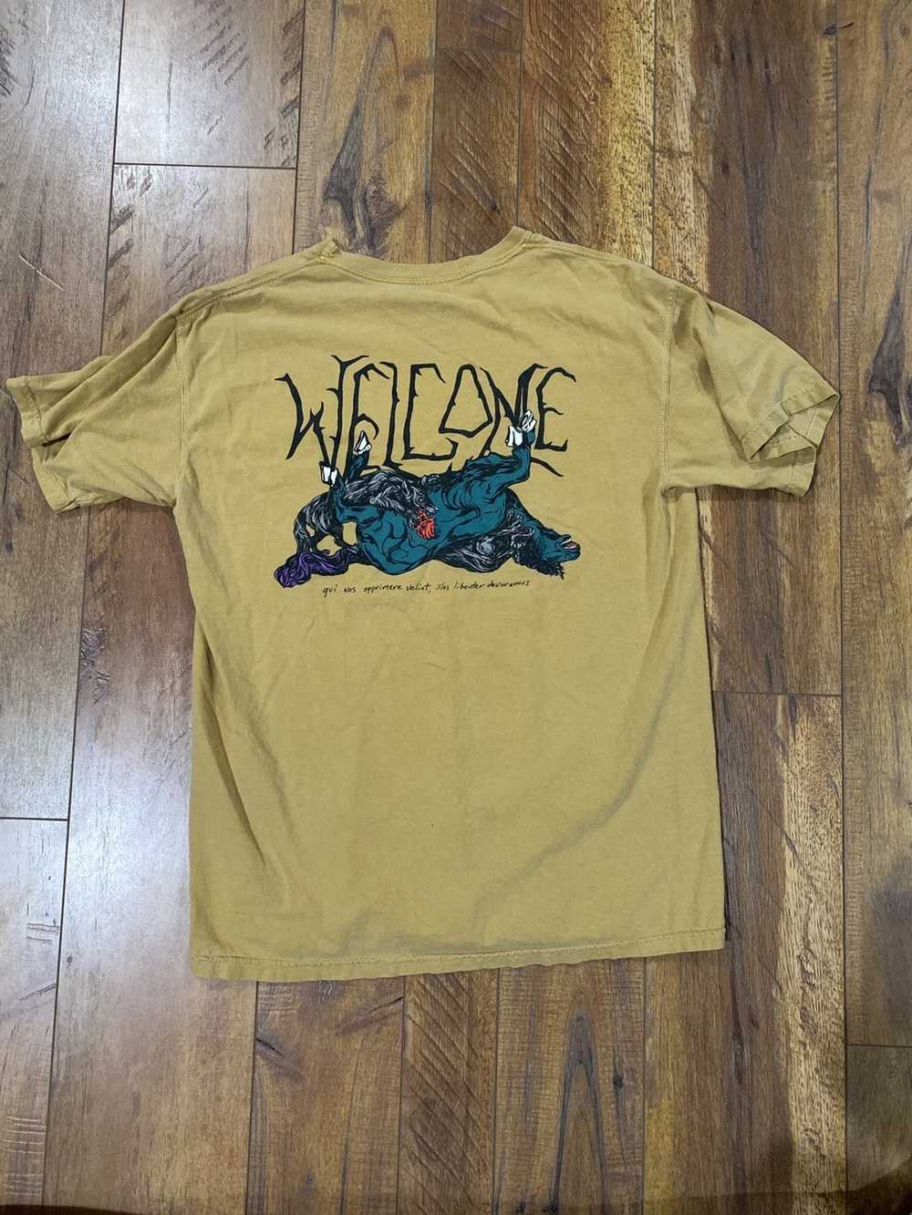 Welcome Skateboards Yellow/gold welcome tee - image 2