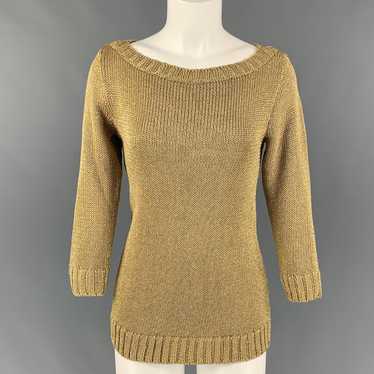 Ralph Lauren Black Label Gold Viscose Blend Knitt… - image 1