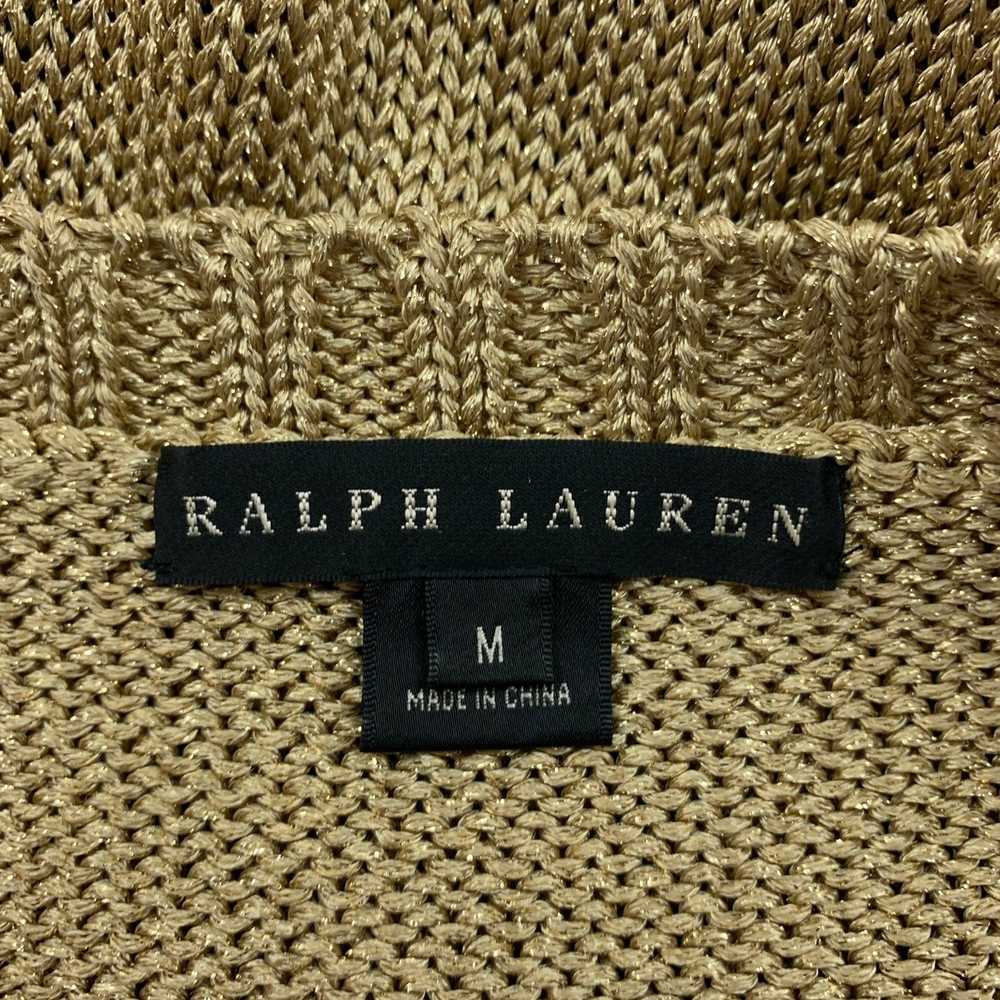 Ralph Lauren Black Label Gold Viscose Blend Knitt… - image 5