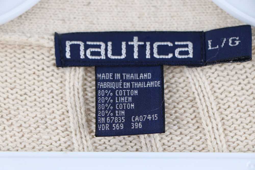 Nautica × Vintage Vintage 90s Nautica Linen Blend… - image 5