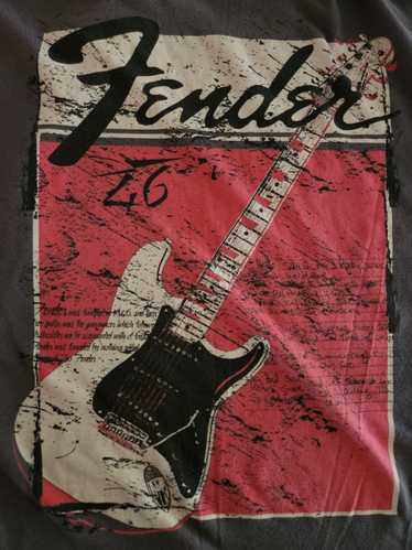 Band Tees × Fender × Rock T Shirt Fender 1946 Stra