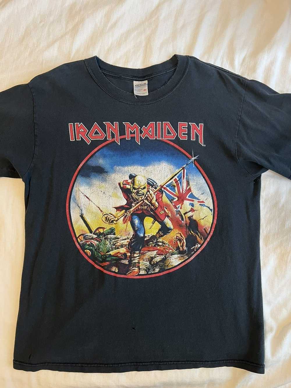 Band Tees × Vintage Iron Maiden The Trooper VTG T… - image 1
