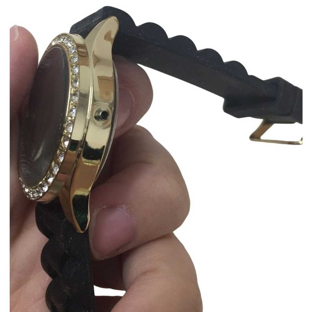 Other Rubber Banded Watch with rhinestones around… - image 3