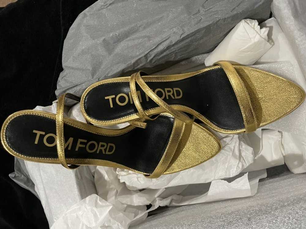 Tom Ford TOM FORD Padlock Heel GOLD - image 7