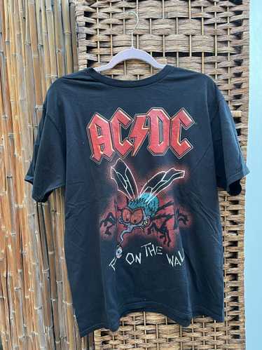 Ac/Dc × Vintage AC/DC Fly on the wall T shirt