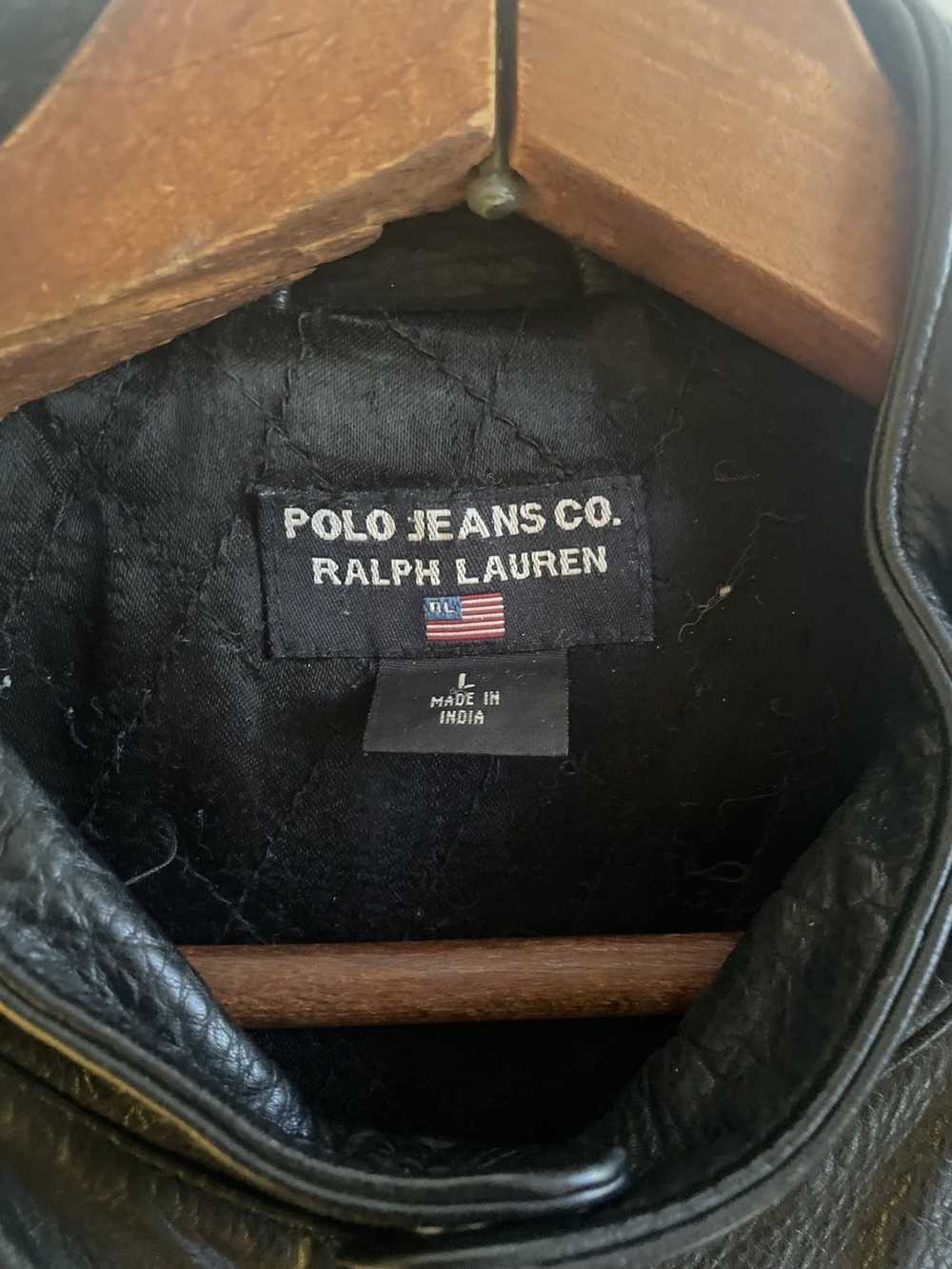 Polo Ralph Lauren Vintage polo Moto Jacket - image 3