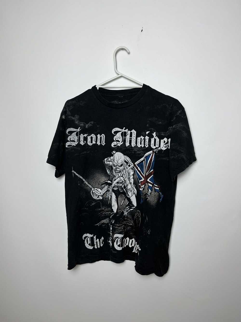 Iron Maiden × Rock T Shirt × Vintage Vintage Iron… - image 1