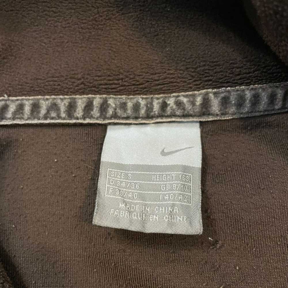 Nike × Vintage Nike brown fleece full zip sweatsh… - image 8