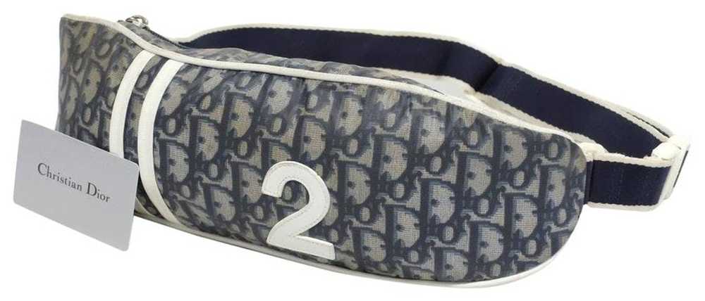 Dior Dior Navy Blue Monogram Bumbag Waist Pouch F… - image 1