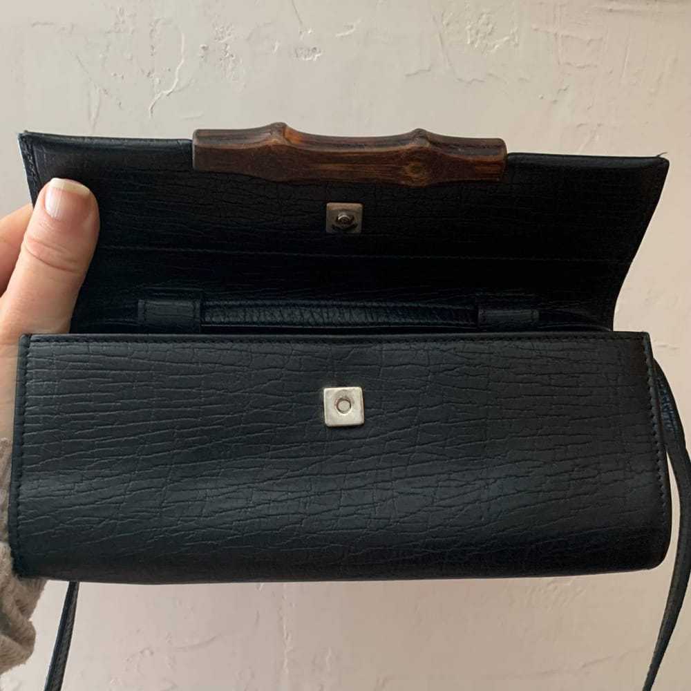 Gucci Bamboo leather handbag - image 12