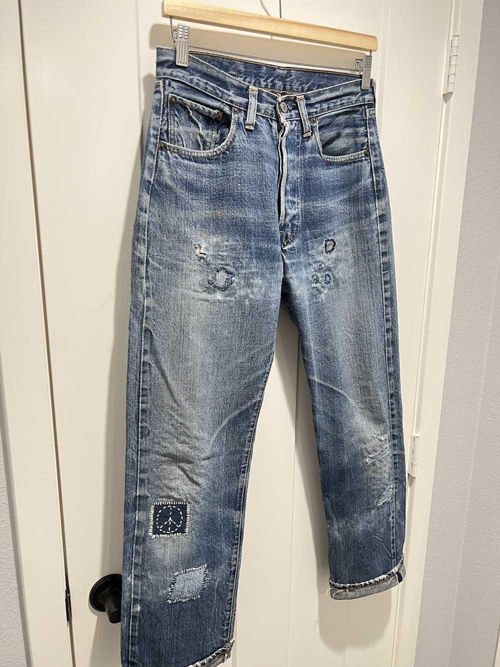 Levi's × Made In Usa × Vintage 70’s Repaired Levi… - image 3
