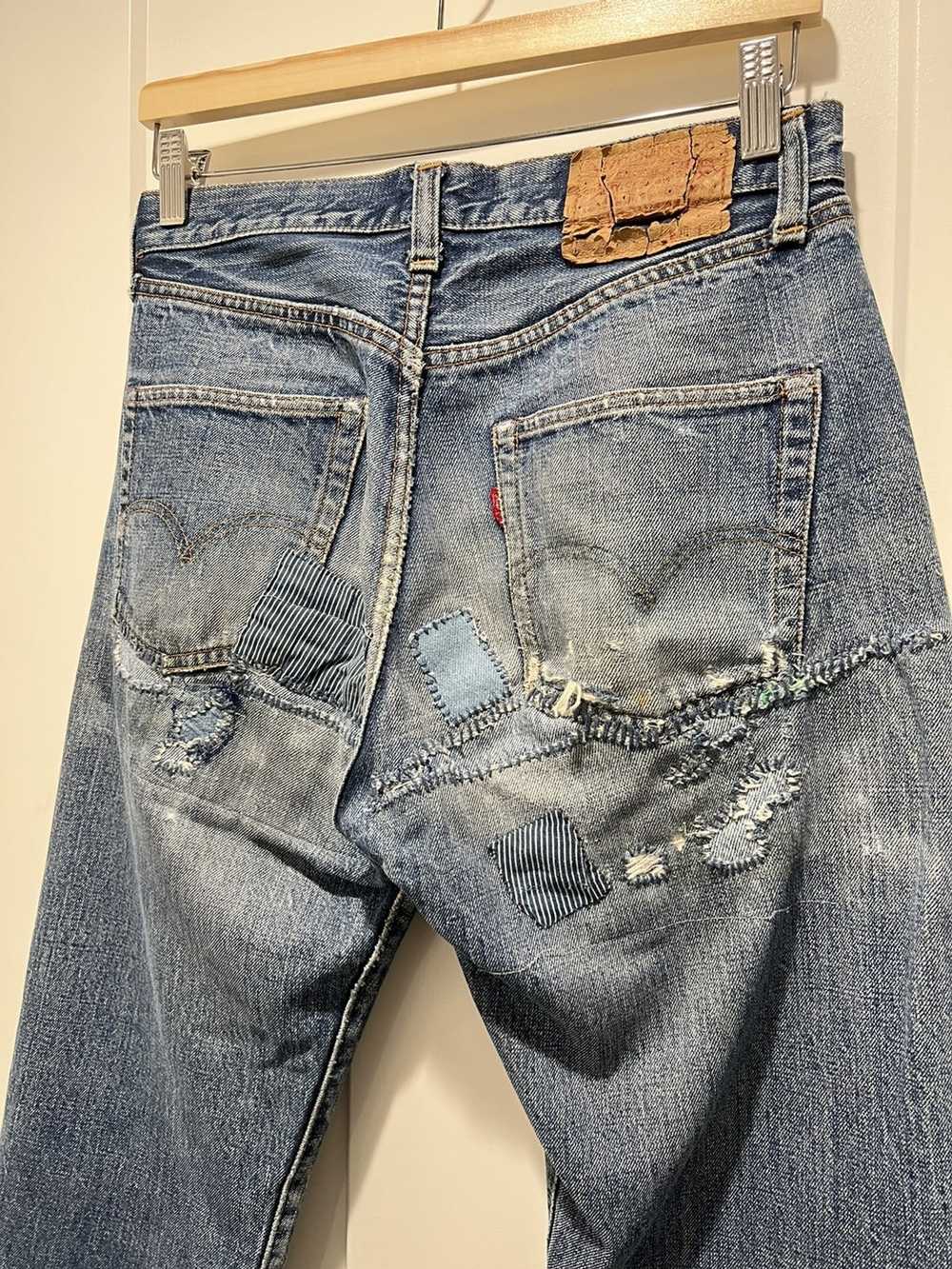 Levi's × Made In Usa × Vintage 70’s Repaired Levi… - image 8