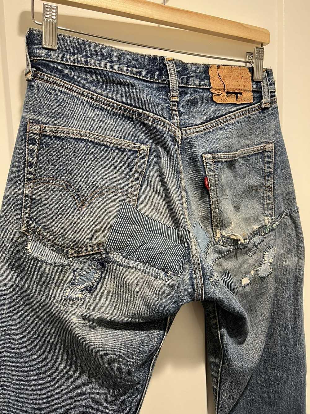 Levi's × Made In Usa × Vintage 70’s Repaired Levi… - image 9