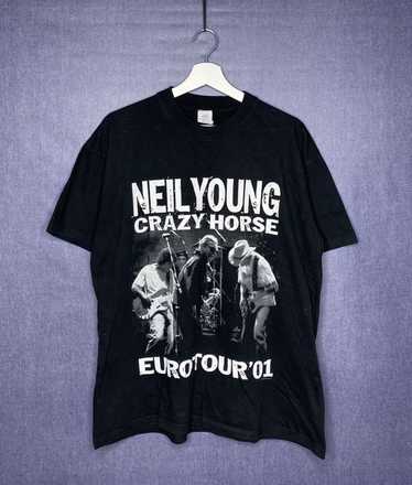 Band Tees × Vintage Vintage 2001 Neil Young Crazy… - image 1