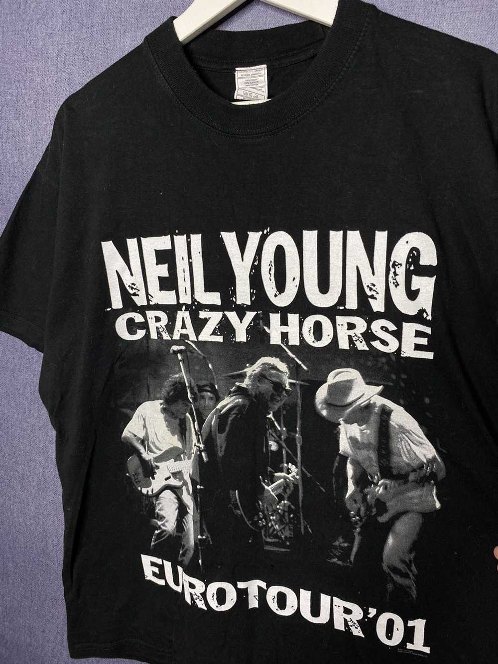 Band Tees × Vintage Vintage 2001 Neil Young Crazy… - image 3