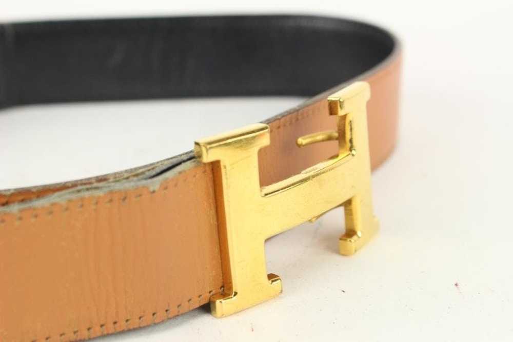 Hermes Hermès 32mm Reversible H Logo Belt Kit 823… - image 6