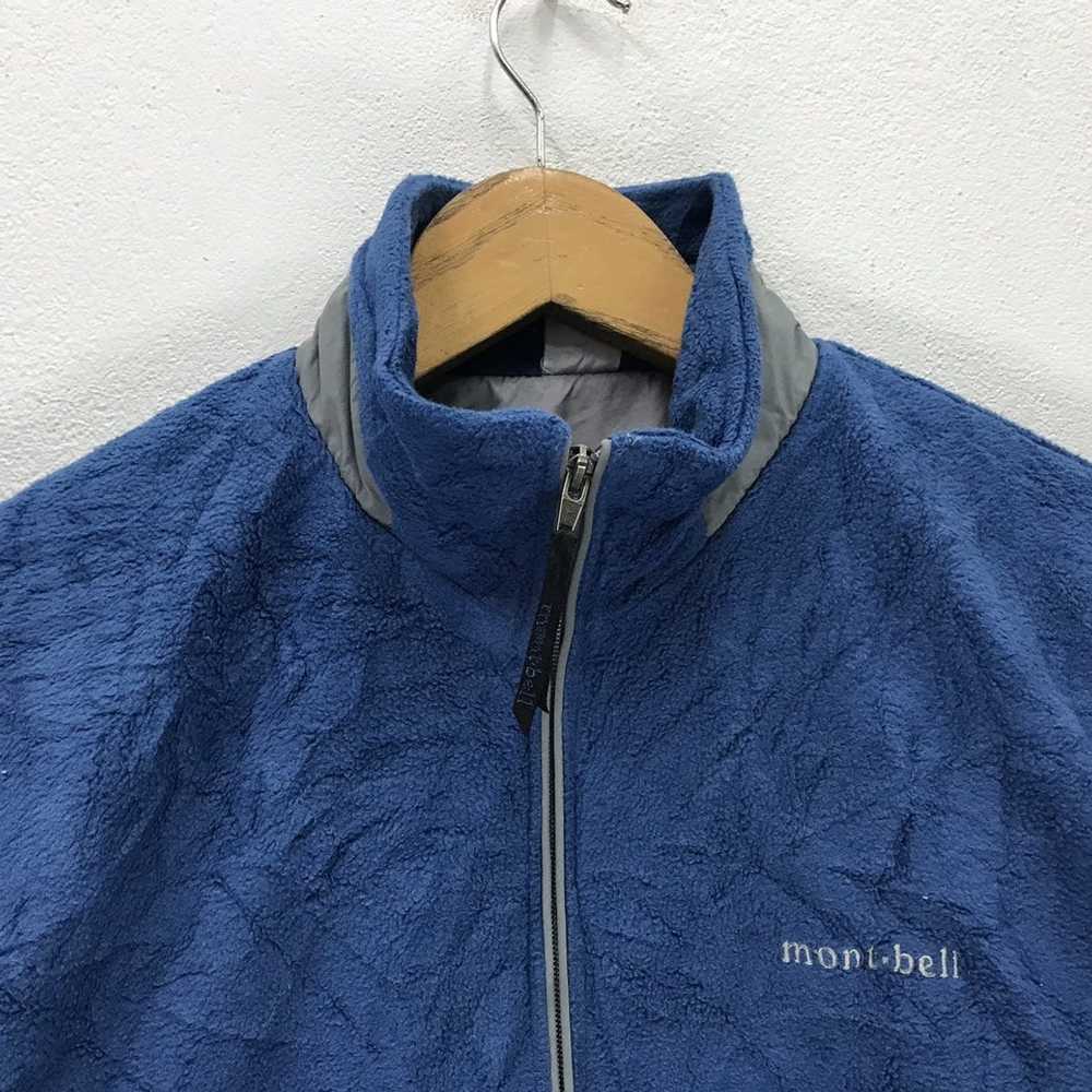 Montbell Mont Bell Fleece Sweatshirt Full Zip Emb… - image 4