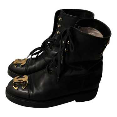 90s leather ankle boots - Gem