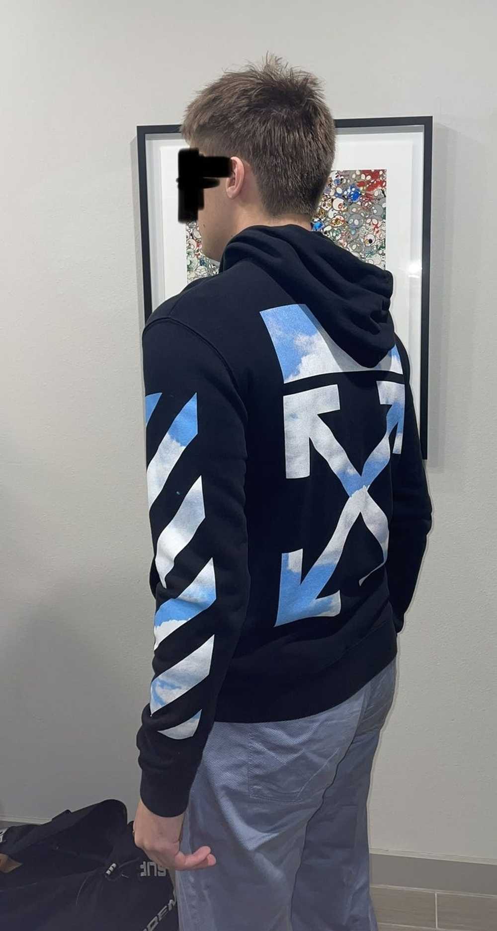 Off-White Off White Sky Surrealist Hoodie - image 3