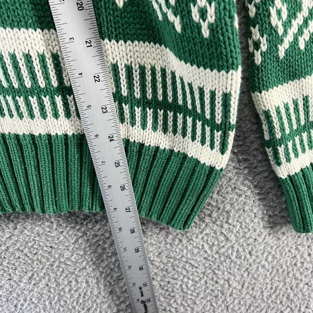 Gap × Vintage Vintage gap green knit sweater larg… - image 6