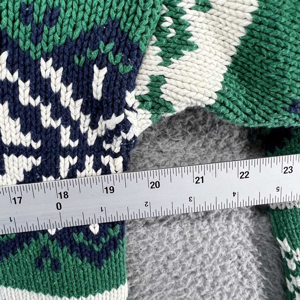 Gap × Vintage Vintage gap green knit sweater larg… - image 7