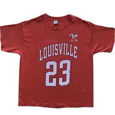BragVintageLTD Vintage Louisville Cardinals College Basketball Jersey Vest White Medium