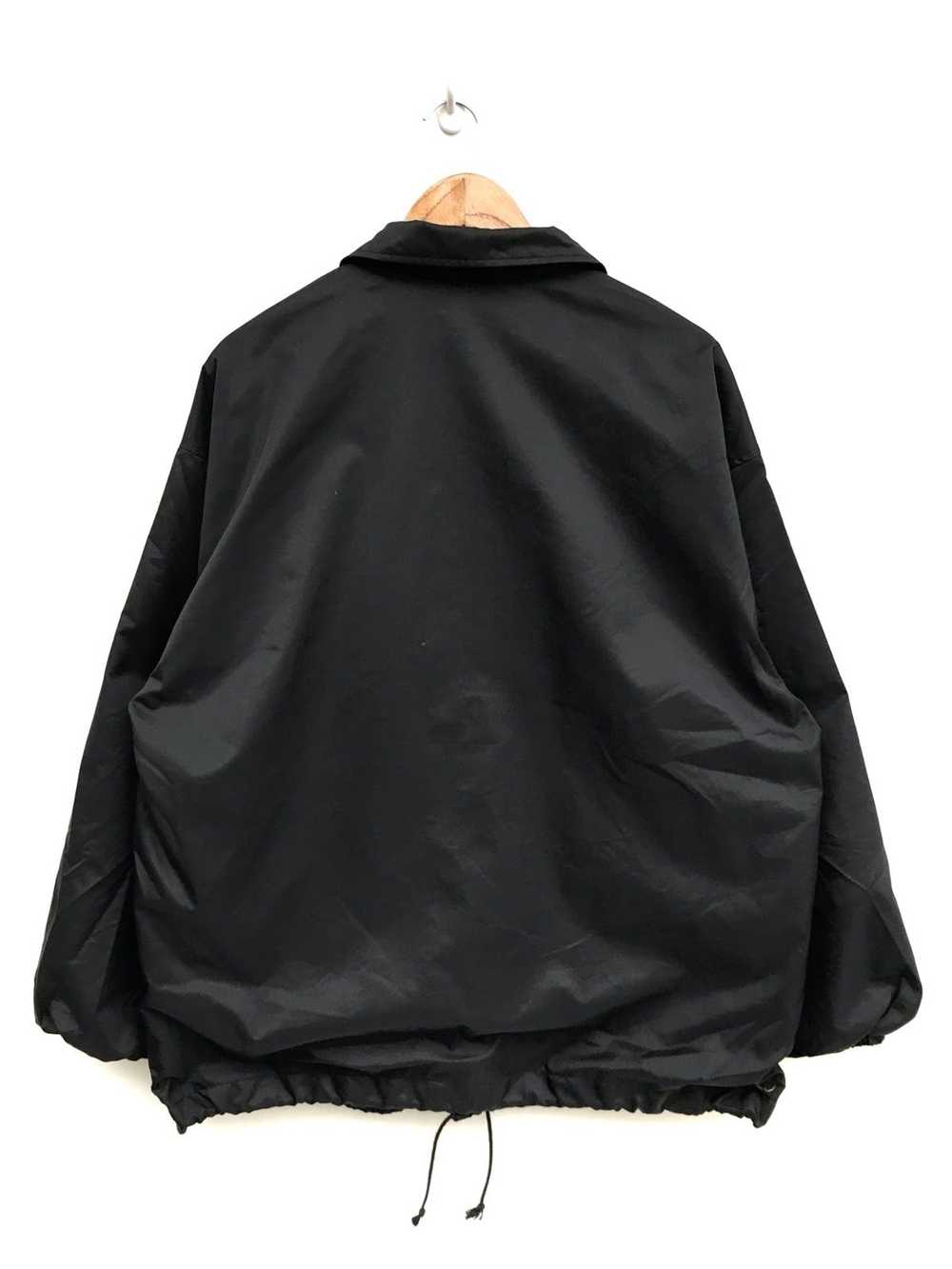 Adidas × Vintage Adidas Black Button Coach Jacket - image 2