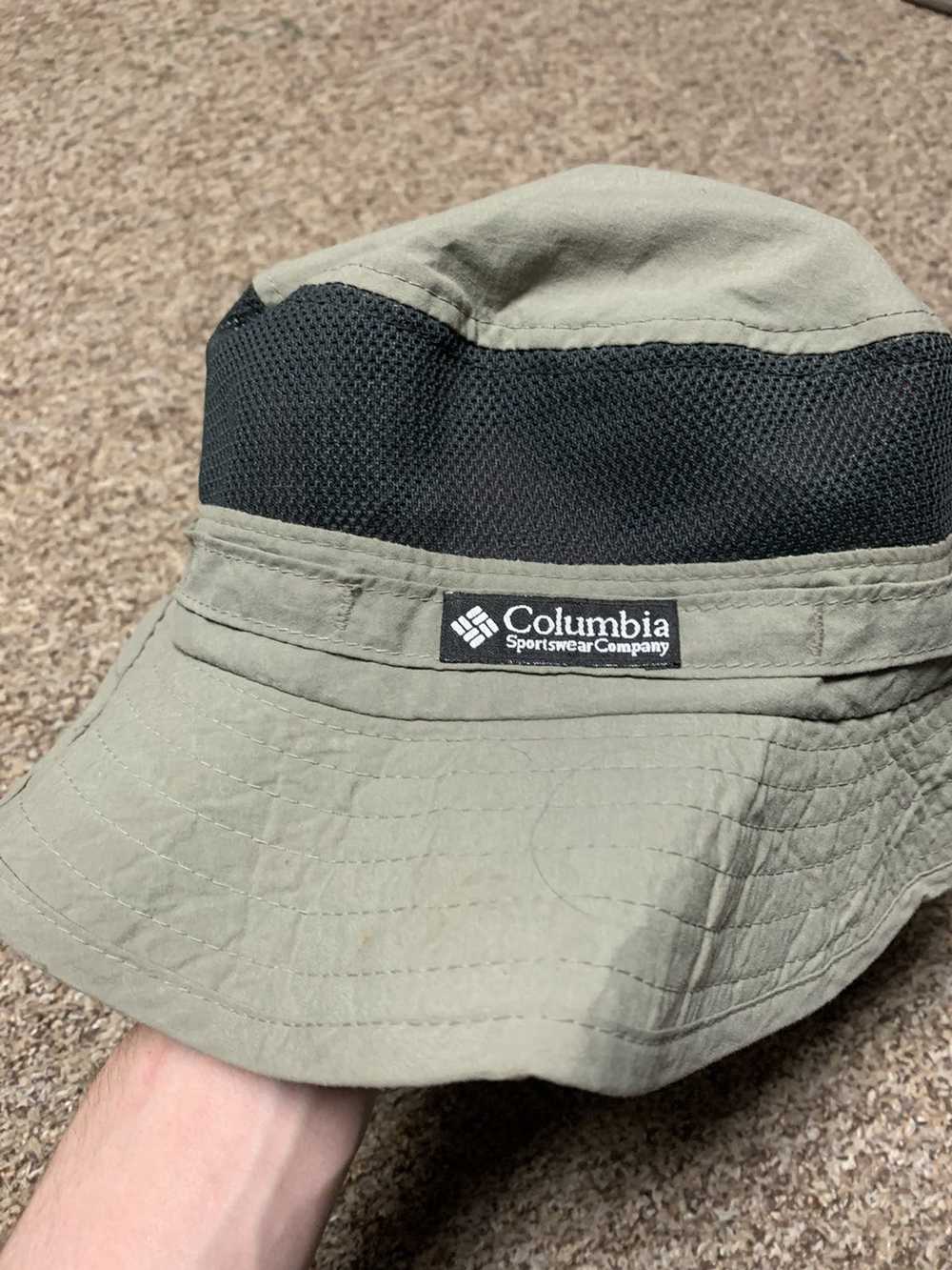 Columbia Vintage 90s brown Columbia fishing hat p… - image 2