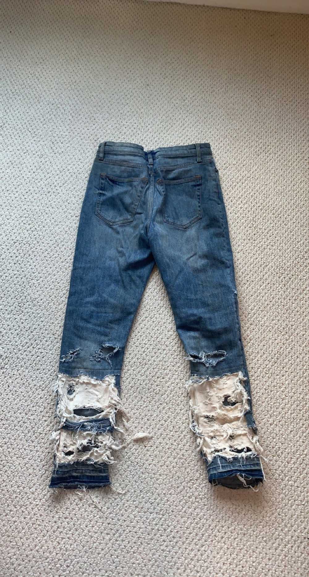 Val Kristopher Val Kristopher Shredded Denim - image 2