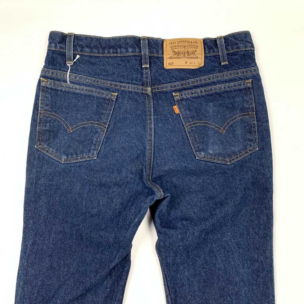 Levi's × Vintage 90s 517 Denim Jeans / Orange Tab - image 5