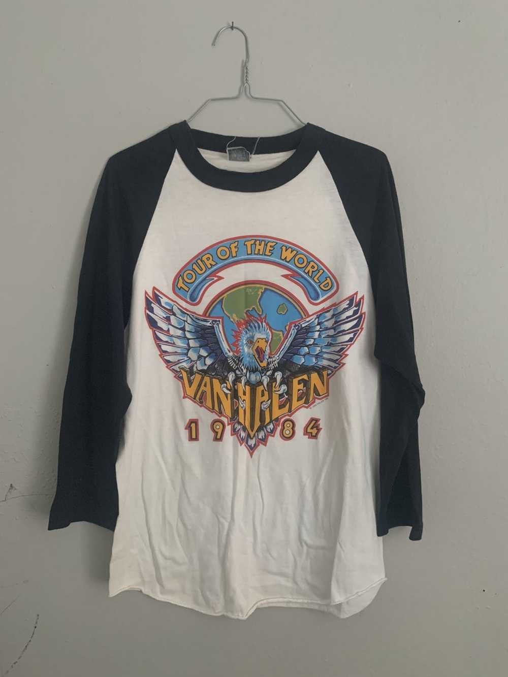 Anvil Vintage 1984 Van Halen world tour tee - image 1