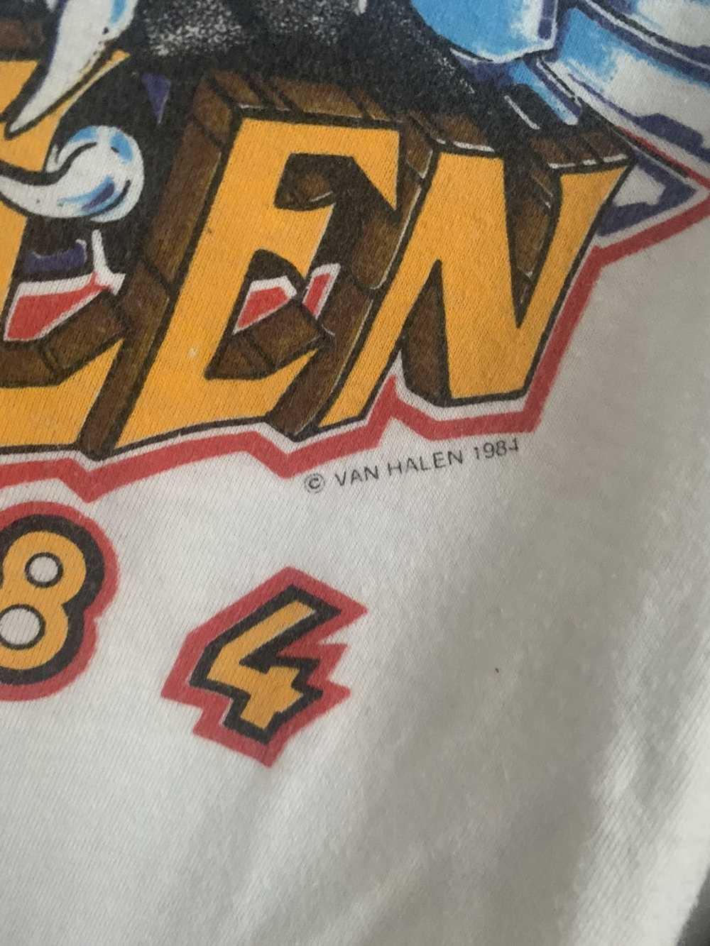 Anvil Vintage 1984 Van Halen world tour tee - image 4