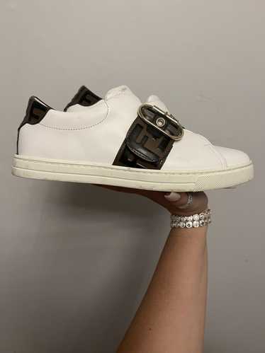 Fendi Fendi signature white sneaker