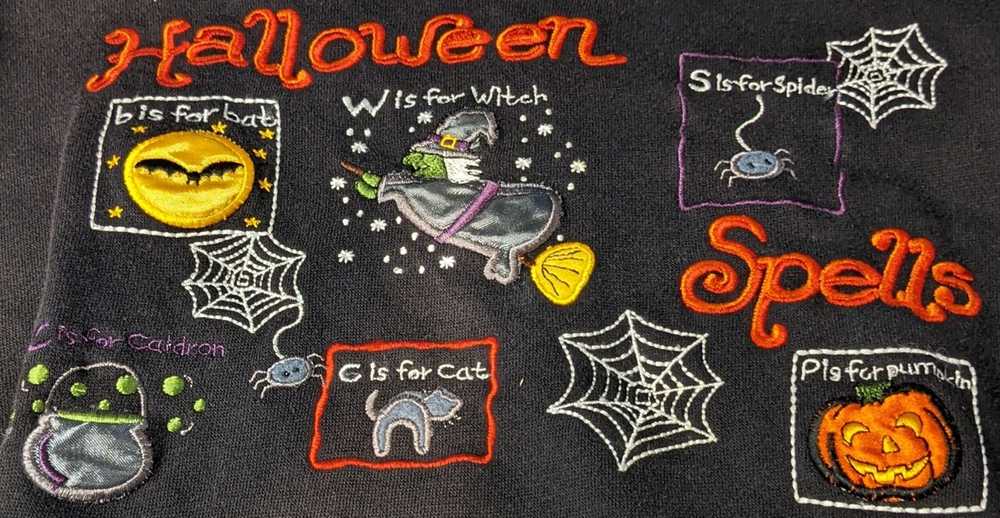 Basic Editions Vintage Halloween Spells Embroider… - image 2