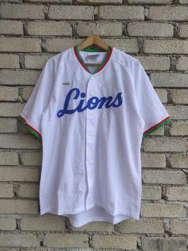 Japanese Brand lions fanclub baseball jersey