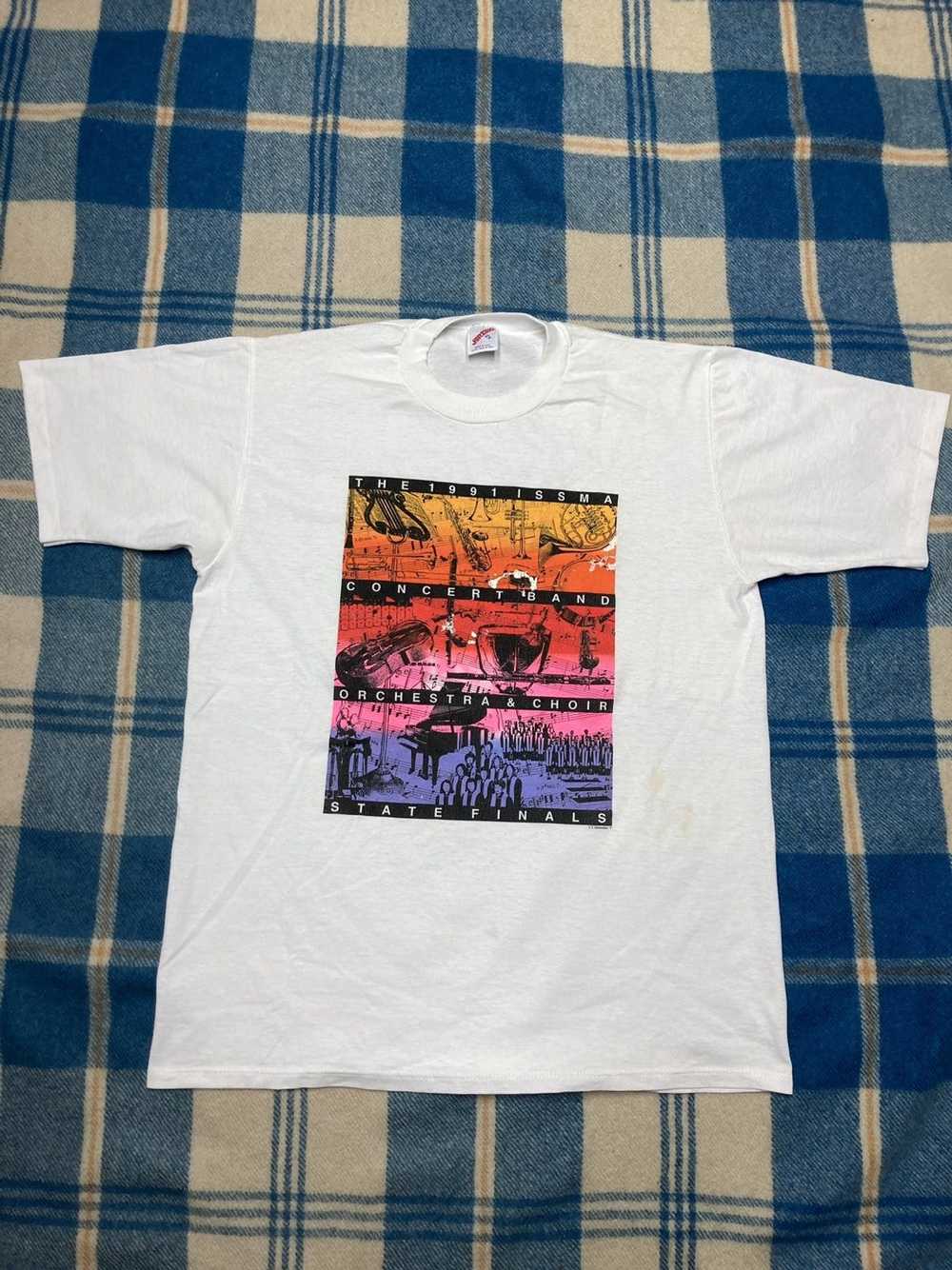 Jerzees × Tee Shirt × Vintage Vintage 90s t shirt… - image 1