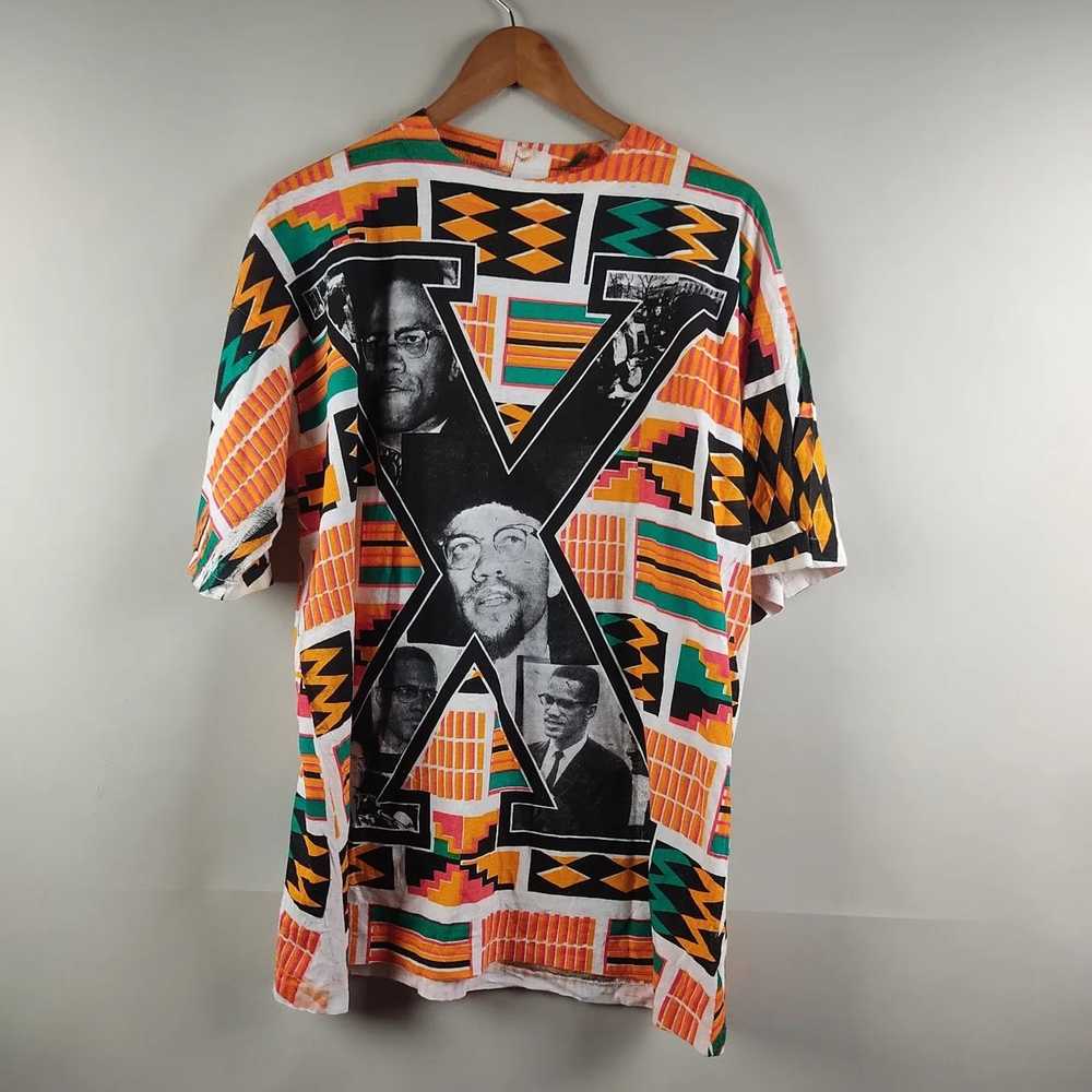 Malcolm X × Rap Tees × Vintage 90's Malcolm X All… - image 10