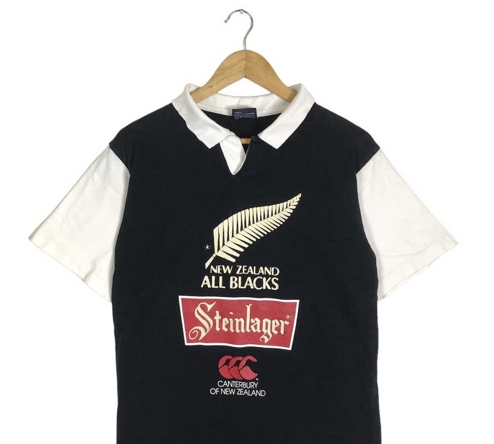 All Black × Canterbury Of New Zealand × Vintage V… - image 2